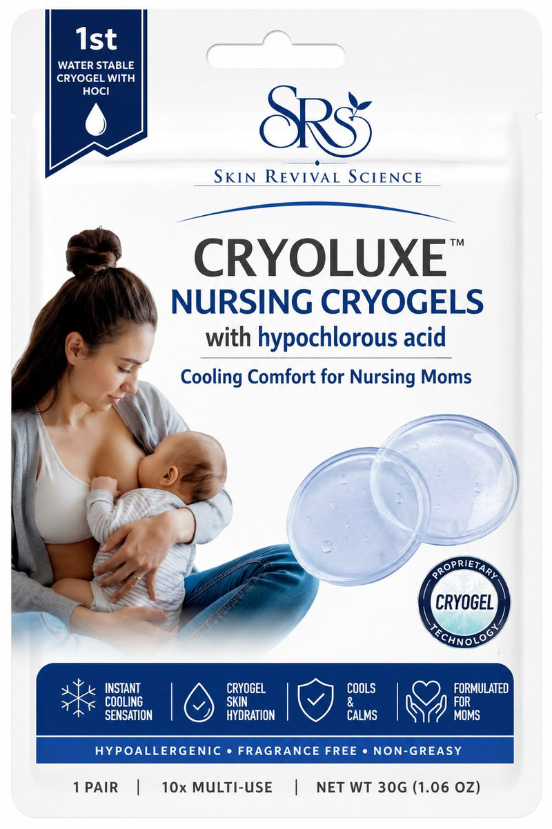 Cryoluxe Nursing Cryogels packaging front