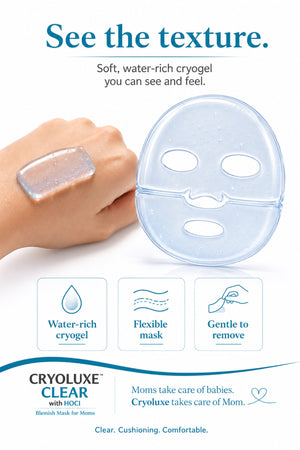 Cryoluxe Clear product information slide 3